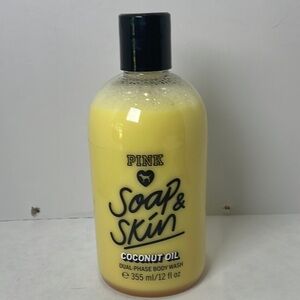 PINK Victoria's Secret Yellow Bath & Body Liquid Coconut oil